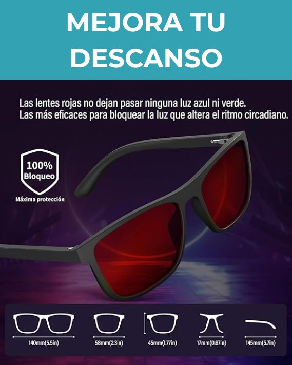 Gafas de protección contra luz azul